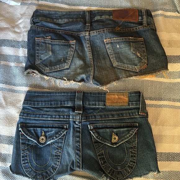 Two pairs of super short cut offs . Really cute too small for me now. - Picture 2 of 4